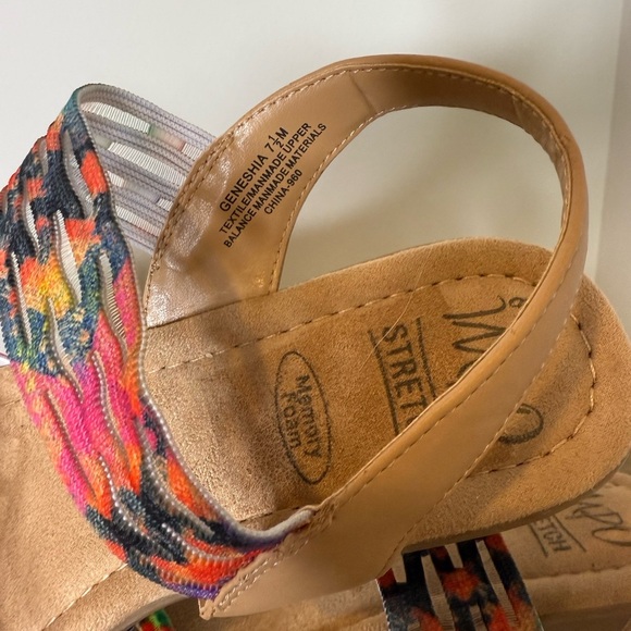 NWOT Women's Geneshia Wedge Sandals - Picture 8 of 8